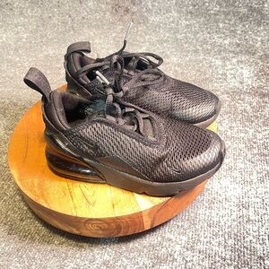 Nike Air Max 270 - Triple Black (PS) 10.5C